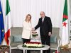 Le président Abdelmadjid Tebboune reçoit la Première ministre italienne Giorgia Meloni