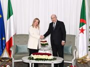 Le président Abdelmadjid Tebboune reçoit la Première ministre italienne Giorgia Meloni