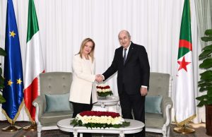 Le président Abdelmadjid Tebboune reçoit la Première ministre italienne Giorgia Meloni